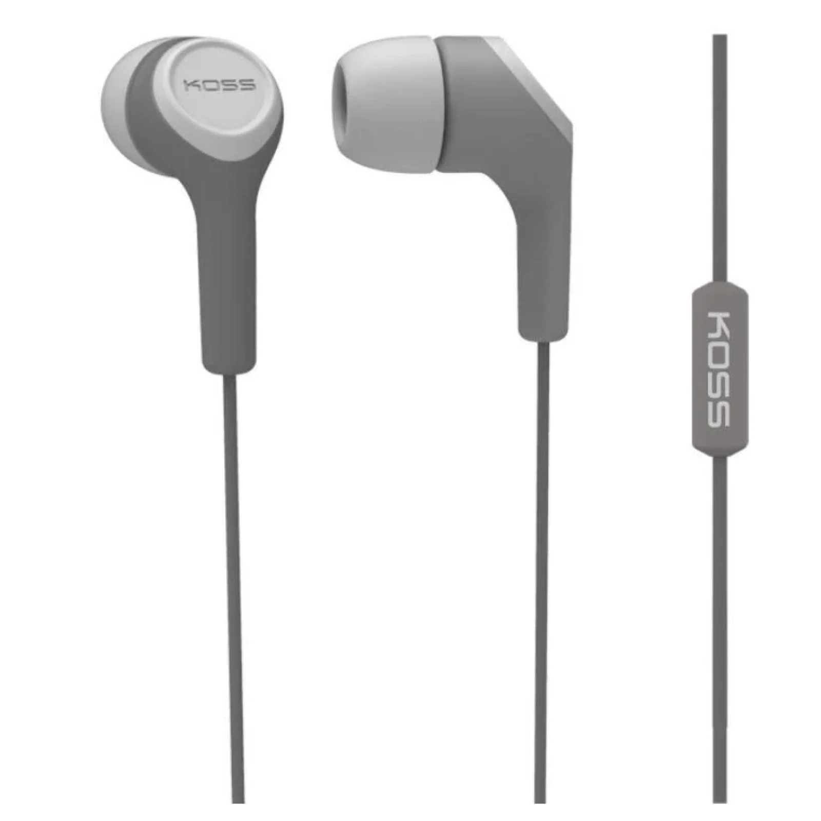 Навушники Koss KEB15iGRY Mic Grey, 195033.101 UA