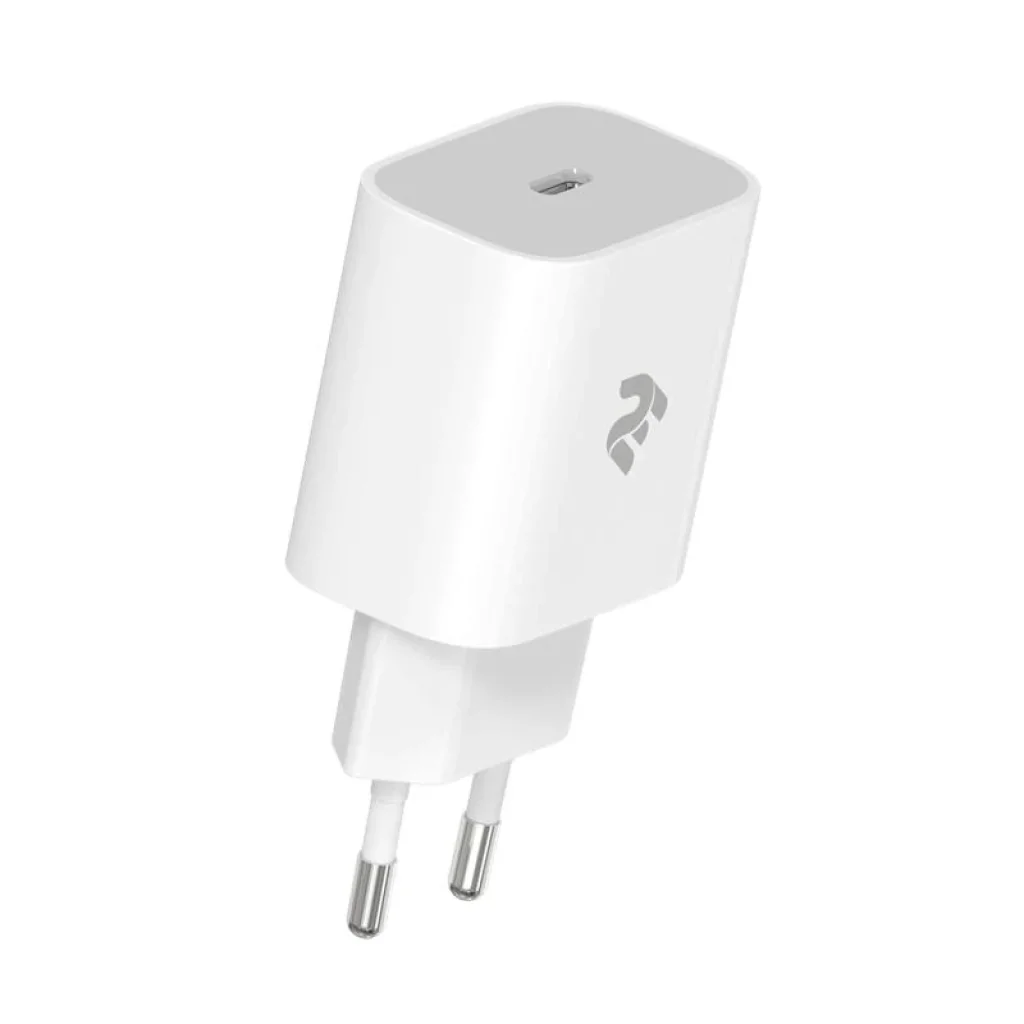 МЗП 2E Wall Charger USB-C PD3.0 3A 20W White, 2E-WC1USBC20W-W UA