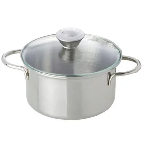 Ігрова каструлька nic металева з скляною кришкою 9 см NIC530305 UA