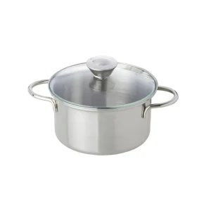 Ігрова каструлька nic металева з скляною кришкою 12 см NIC530308 UA