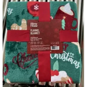 Плед Ardesto Christmas Flannel 160х200см, 100% поліестер, різдвяні смаколики (ART0122PB) UA