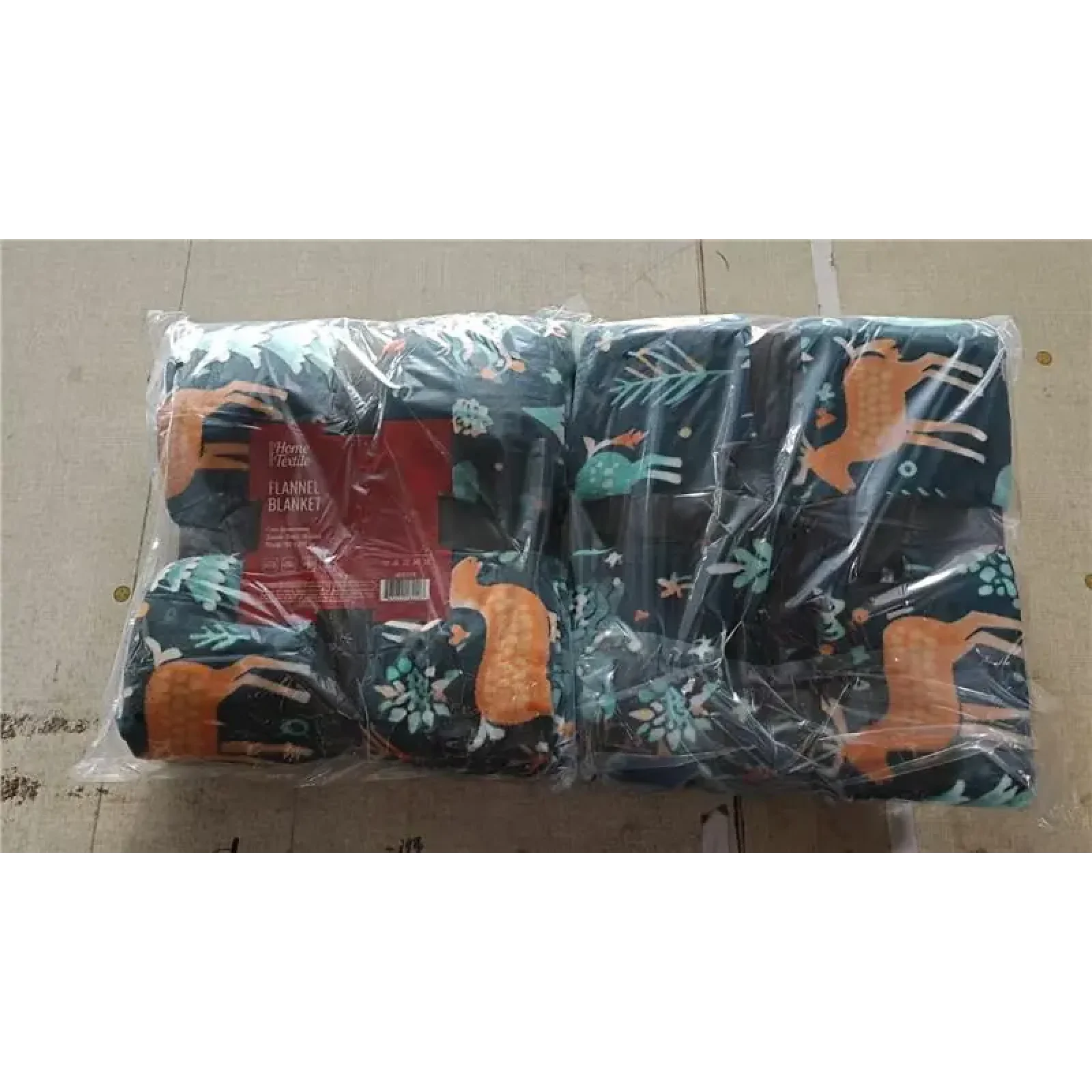 Плед Ardesto Christmas Flannel 160х200см, 100% поліестер, олені, зелений (ART0127PB) UA