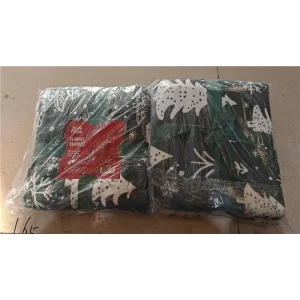 Плед Ardesto Christmas Flannel 160х200см, 100% поліестер, ялинки (ART0128PB) UA