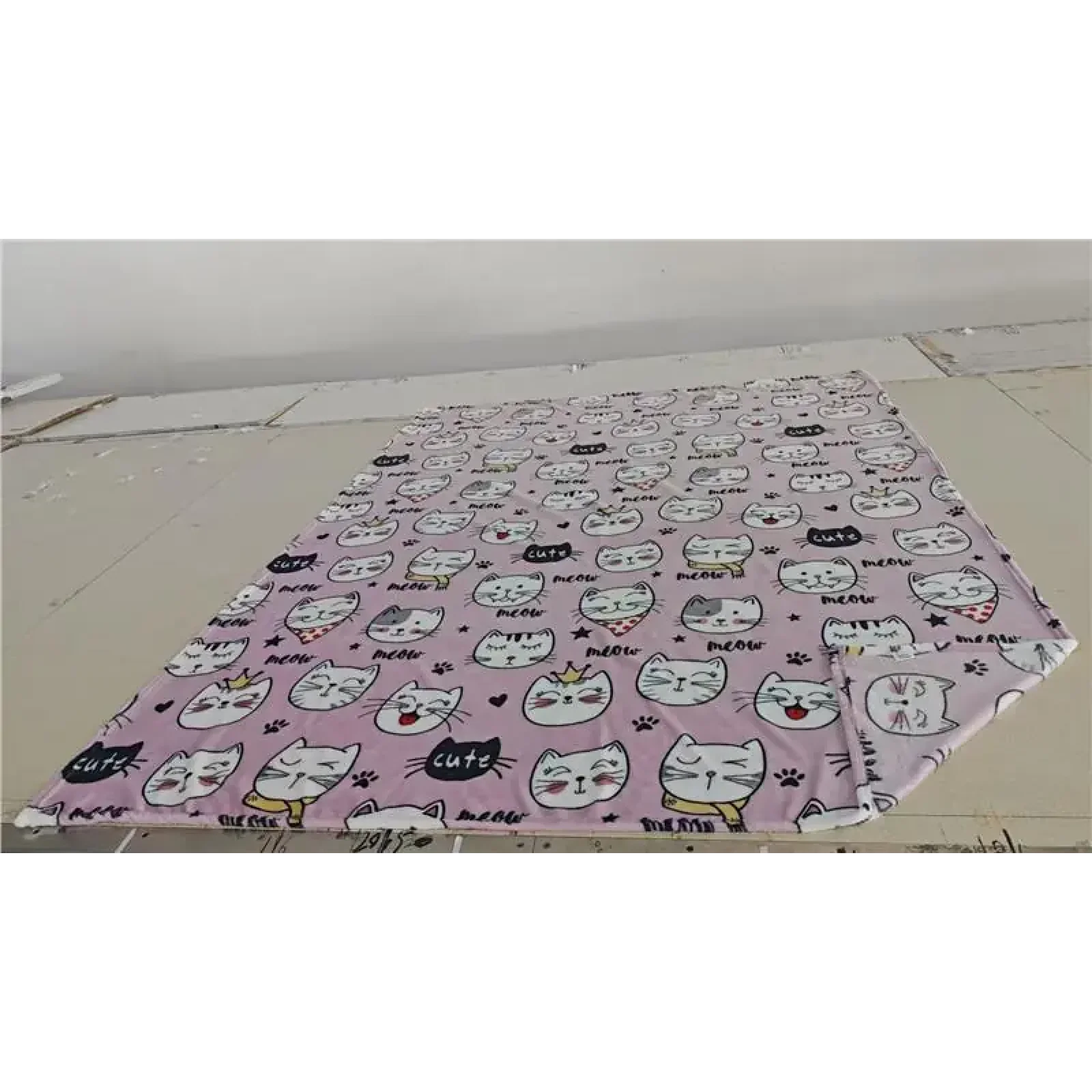 Плед Ardesto Flannel 160х200см, 100% поліестер, котики (ART0132PB) UA