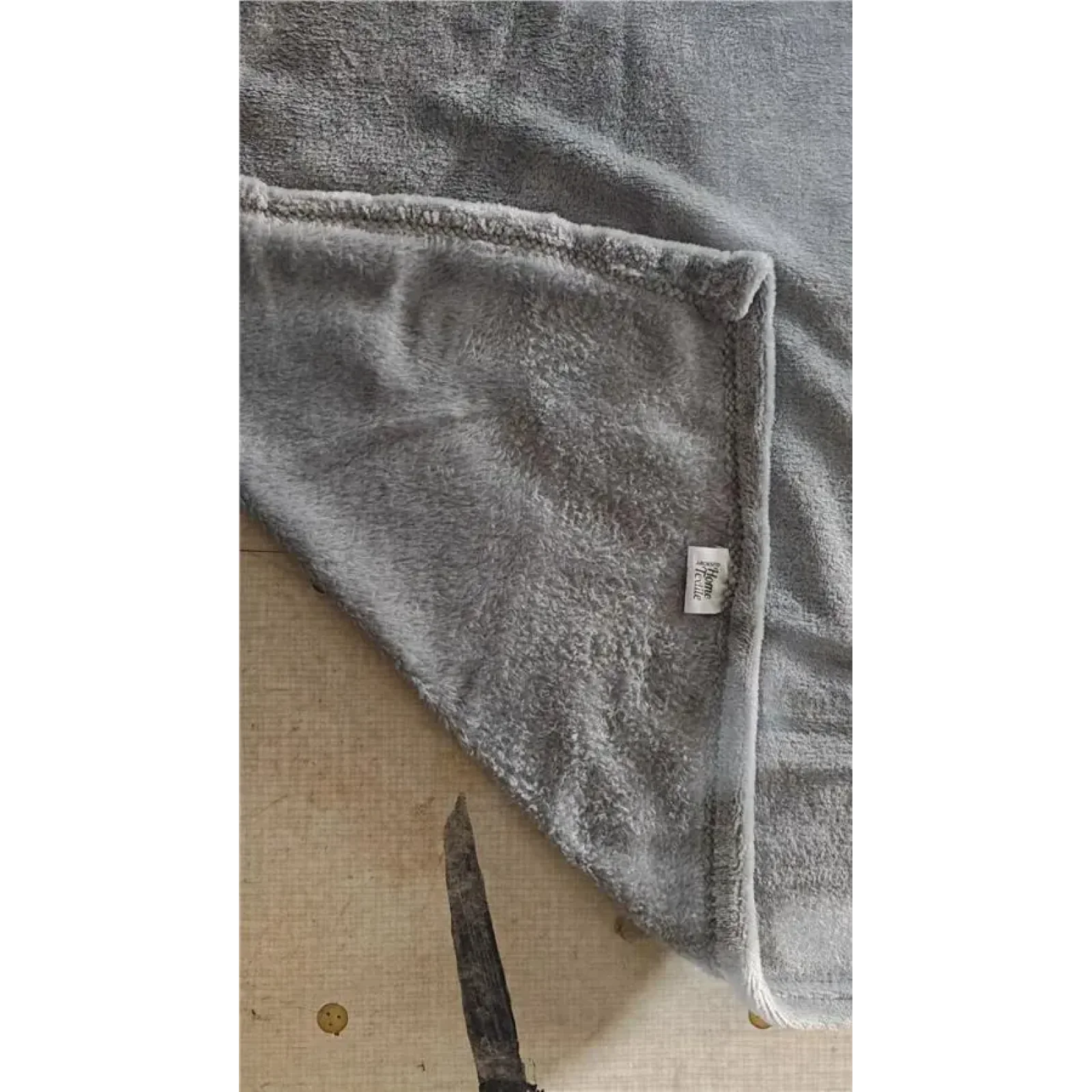 Плед Ardesto Flannel 160х200см, 100% поліестер, сірий світлий (ART0227SB) UA