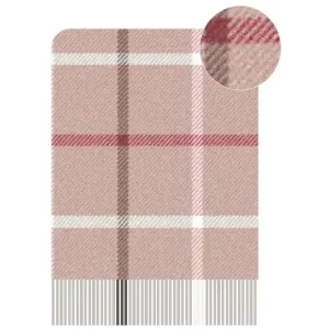 Плед ARDESTO Leonardo Alpina, 140x200см, 100% вовна, рожевий (ART0701LM) UA