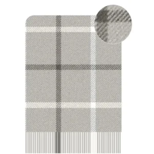 Плед ARDESTO Leonardo Alpina, 140x200см, 100% вовна, сірий (ART0703LM) UA