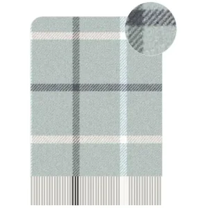 Плед ARDESTO Leonardo Alpina, 140x200см, 100% вовна, блакитний (ART0704LM) UA