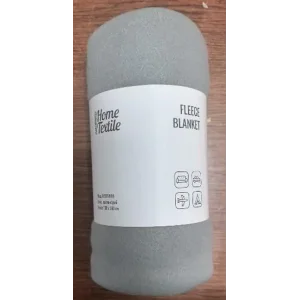 Плед ARDESTO Fleece 130x160см, 100% поліестер, сірий світлий (ART0728PB) UA