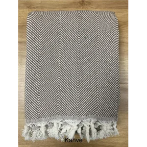Плед Ardesto Summer 140х190см, 100% бавовна, коричневий (ART0915SR) UA