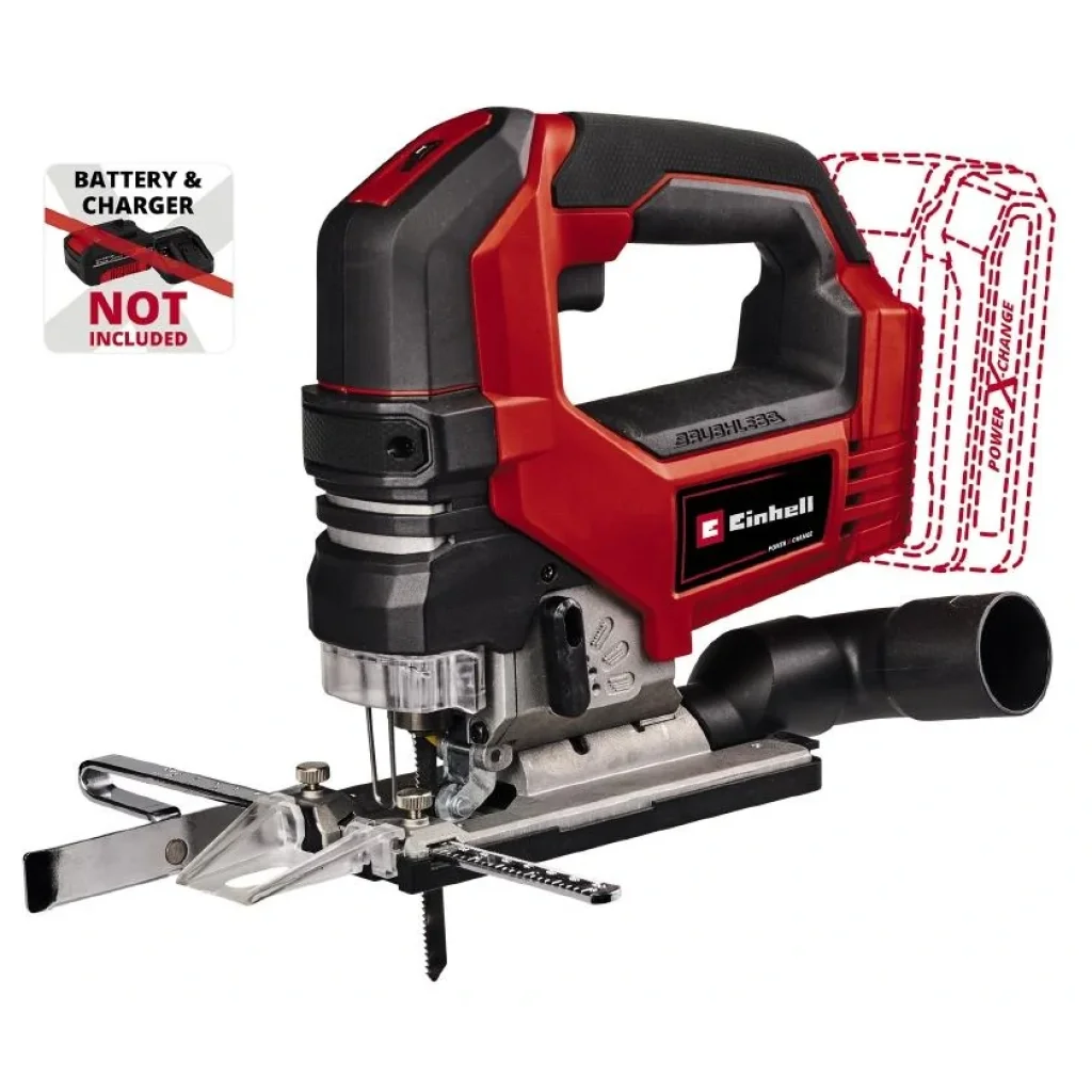 Лобзик Einhell TP-JS 18/135 Li BL - Solo акумуляторний, PXC 18В, 3500об•хв, безщітковий, плавний пуск, ход 26 мм, 2.2 кг (без АКБ і ЗП), 4321260 UA