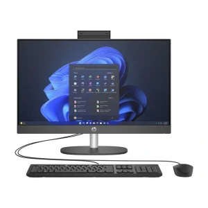 Комп'ютер персональний моноблок HP 240-G10 23.8" FHD IPS AG, Intel i5-1335U, 8GB, F512GB, UMA, WiFi, кл+м, 3р, DOS, чорний, 885M8EA UA