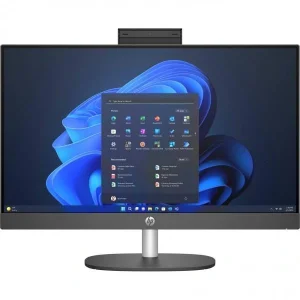 Комп'ютер персональний моноблок HP 245-G10 23.8" FHD IPS AG, AMD R5-7520U, 8GB, F512GB, UMA, WiFi, 2р, DOS, чорний, 8T2S6ES UA