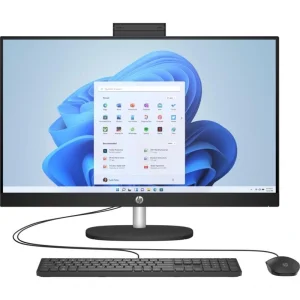 Комп'ютер персональний моноблок HP All-in-One 27" FHD IPS AG, Intel U5-125U, 16GB, F512GB, UMA, WiFi, кл+м, DOS, чорний, A45E4EA UA