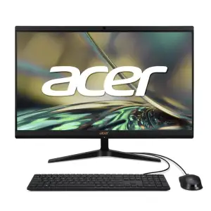 Персональный компьютер моноблок Acer Aspire C24-1750 23.8" FHD, Intel i5-1240P, 16GB, F512GB, UMA, WiFi, кл+м, Lin, черный, DQ.BJ3ME.004 UA