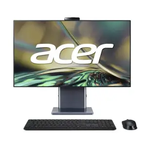 Персональный компьютер моноблок Acer Aspire S27-1755 27" QHD, Intel i5-1240P, 16GB, F512GB, UMA, WiFi, кл+м, Lin, черный, DQ.BKDME.002 UA