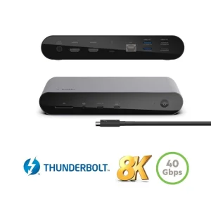 Док-станція Belkin USB-C Thunderbolt 4 Triple Display Dock 8K, INC006VFSGY UA