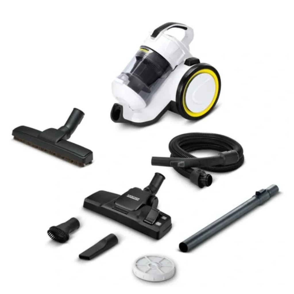 Пилосос Karcher контейнерний VC 3 Plus Premium, 1600Вт, конт пил -0.9л, вага-4.4кг, HEPA 13, білий, 1.198-060.0 UA