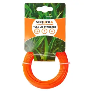 Ліска косильна SEQUOIA TL1.6-L15-Standard 1.6мм 15м кругла UA