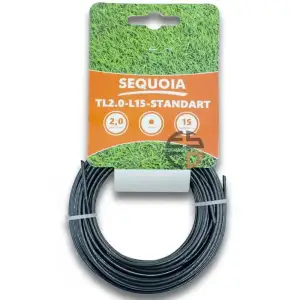Ліска косильна SEQUOIA TL2.0-L15-Standart 2.0мм 15м кругла UA