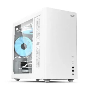 Корпус 2E Credo Plus V350WG без БЖ, 1xUSB3.0, 1х USB 2.0, 1xUSB Type-C, 3x120мм, VGA 350мм, LCS ready, TG Side Panel, mATX, білий (2E-V350WG) UA