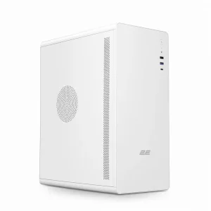 Корпус 2E Credo V500W без БЖ, 1xUSB3.0, 1х USB 2.0, 1xUSB Type-C, 1x120мм, VGA 310мм, ATX, білий (2E-V500W) UA