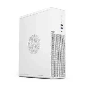 Корпус 2E Credo Slim V90W-400 з БЖ 2E TFX400, 1xUSB3.0, 1х USB 2.0, 1xUSB Type-C, 2x90мм, VGA 220мм, mATX, білий (2E-V90W-400) UA