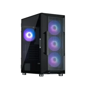 Корпус Zalman I3 Neo ARGB без БЖ, 2xUSB3.0, 1xUSB2.0, 4x120мм ARGB, VGA 355мм, LCS ready, TG Side Panel, ATX, чорний (I3NEOARGBBLACK) UA