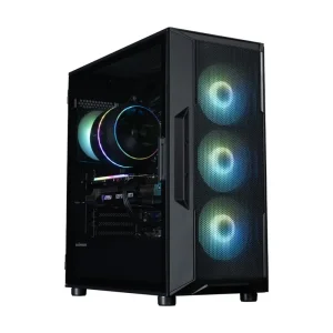 Корпус Zalman I3 Neo ARGB V2 без БЖ, 2xUSB3.0, 1x Type C, 4x120мм ARGB, VGA 355мм, LCS ready, TG Side Panel, ATX, чорний (I3NEOARGBV2BLACK) UA