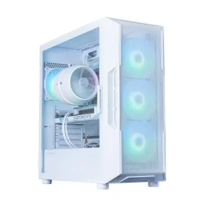 Корпус Zalman I3 Neo ARGB V2 без БЖ, 2xUSB3.0, 1x Type C, 4x120мм, ARGB, VGA 355мм, LCS ready, TG Side Panel, ATX, білий (I3NEOARGBV2WHITE) UA