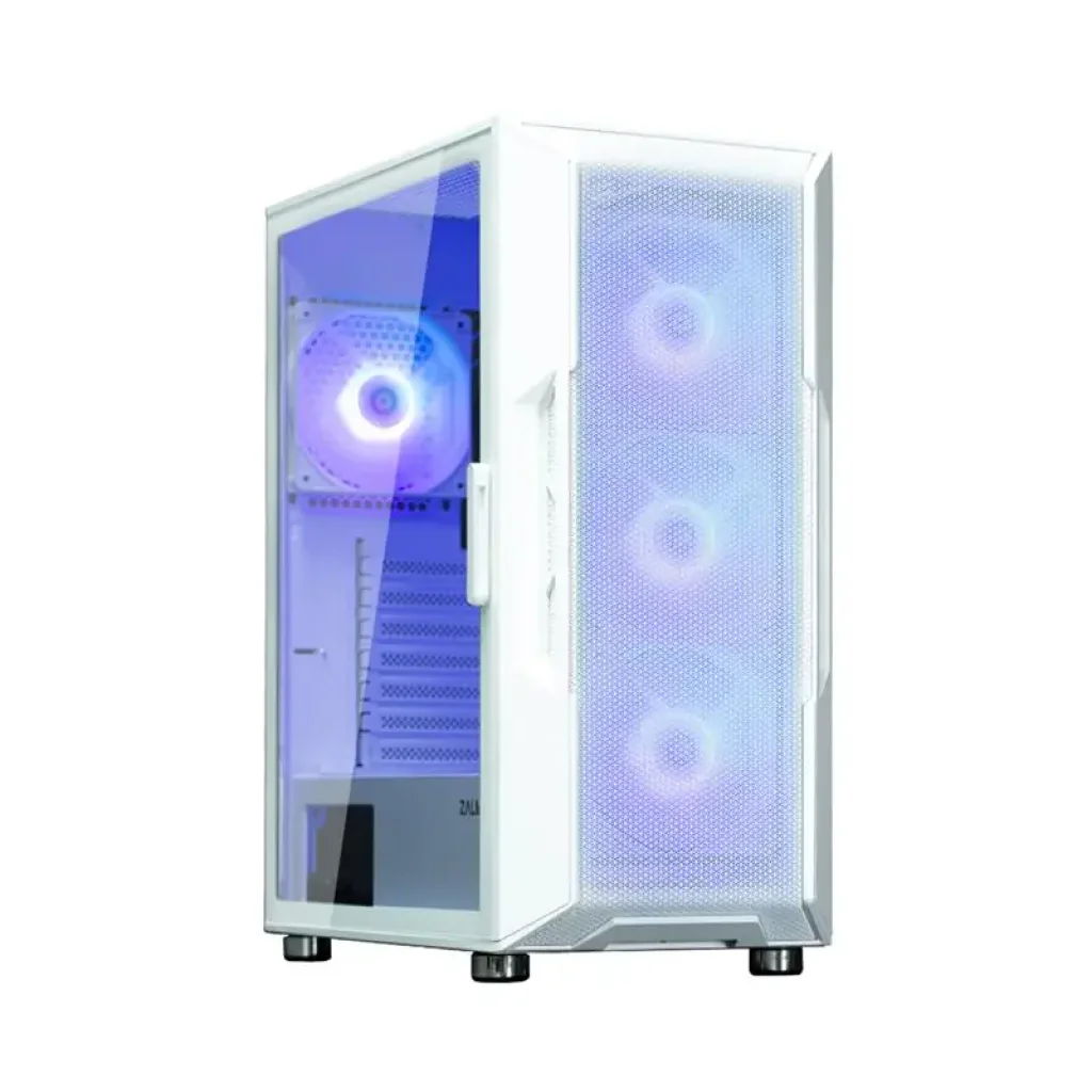 Корпус Zalman I3 Neo ARGB без БЖ, 2xUSB3.0, 1xUSB2.0, 4x120мм ARGB, VGA 355мм, LCS ready, TG Side Panel, ATX, білий (I3NEOARGBWHITE) UA