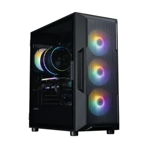 Корпус Zalman I3 Neo V2 без БЖ, 2xUSB3.0, 1x Type C, 4x120мм RGB, VGA 400мм, LCS ready, TG Side Panel, ATX, чорний (I3NEOV2BLACK) UA