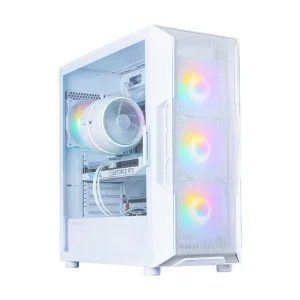 Корпус Zalman I3 Neo V2 без БЖ 2xUSB3.0, 1x Type C, 4x120мм RGB, VGA 400мм, LCS ready, TG Side Panel, ATX, білий (I3NEOV2WHITE) UA