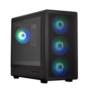 Корпус Zalman M5 без БЖ, 1xUSB3.0, 1xUSB2.0, 1x Type C, 4x120мм ARGB, VGA 410мм, LCS ready, TG Side Panel, ATX, чорний (M5BLACK) UA