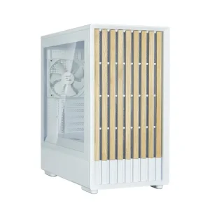 Корпус Zalman P10 Namu без БП, 1xUSB3.0, 1xUSBType-C, 2x120мм, 1x120мм ARGB, VGA 340мм, LCS ready, TG Side Panel, mATX, білий (P10NAMUWHITE) UA