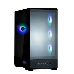 Корпус Zalman P50 DS без БЖ, 2xUSB3.0, 1xUSBType-C, 4x120мм ARGB, VGA 435мм, LCS ready, TG Side Panel, ATX, чорний (P50DSBLACK) UA