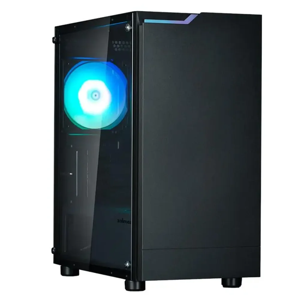 Корпус Zalman T4 Plus без БЖ, 2xUSB3.0, 1xUSB2.0, 1x120мм ARGB, VGA 320мм, LCS ready, TG Side Panel, mATX, чорний (T4PLUS) UA