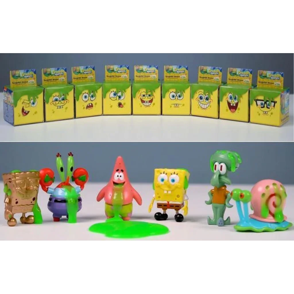 Ігрова фігурка-сюрприз SpongeBob Slime Cube фігурка і слайм в ас., EU690200 UA