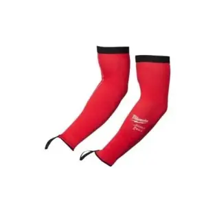 Нарукавники робочі Milwaukee, високоеластичний нейлон, 40см, червоний (4932478584) UA