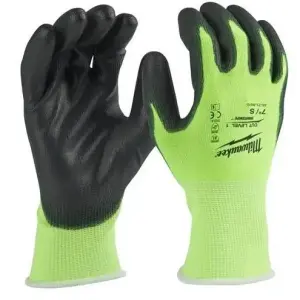 Рукавички робочі Milwaukee, smartswipe, поліуретан/спандекс/поліестер, р.9, зелено чорні (4932479918) UA