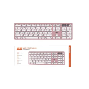 Клавіатура ножнична 2E KS270 109key, WL/BT, EN/UK, рожево-білий, 2E-KS270WBPN_UA UA