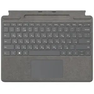 Клавіатура механічна Microsoft Surface Pro 9 Signature Type Cover 78key, EN/UK, сірий, 8XB-00061 UA