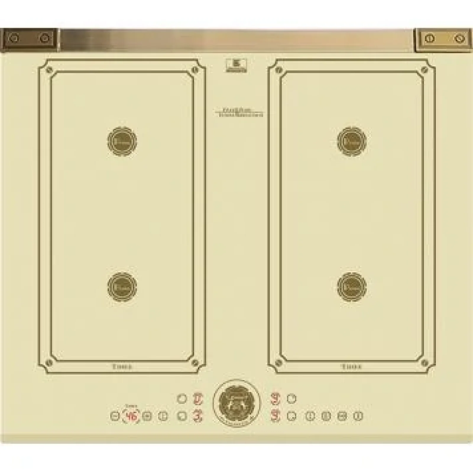 Варочная поверхность индукционная Kaiser KCT6745FIElfAD - Шx60см./4 зоны нагрева/сенсор/слон. кость UA