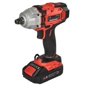 Гайковерт ударний акумуляторний Vitals Master AT 1825 Kit SmartLine+ 18В 1х2А·год 2800об/хв 250Нм квадрат1/2" кейс 3.2кг (184448) UA