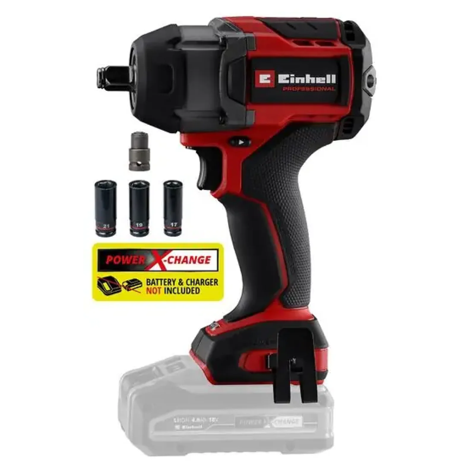 Гайковерт акумуляторний ударний Einhell Professional TP-CW 18/750-C Li BL - Solo 18В безщітковий 750Нм 0-2200об/хв 1.78кг без АКБ та ЗП (4510065) UA