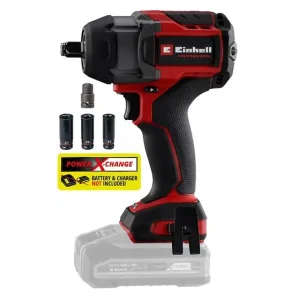 Гайковерт акумуляторний ударний Einhell Professional TP-CW 18/750-C Li BL - Solo 18В безщітковий 750Нм 0-2200об/хв 1.78кг без АКБ та ЗП (4510065) UA