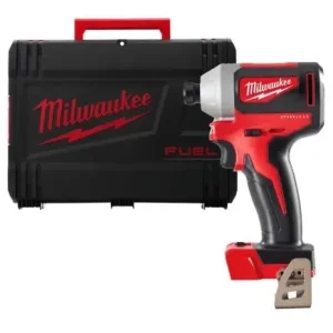 Гвинтоверт ударний акумуляторний Milwaukee M18 BLID2-0X 18В 1700-3400об/хв 180Нм кейс 1.7кг без АКБ та ЗП (4933464519) UA