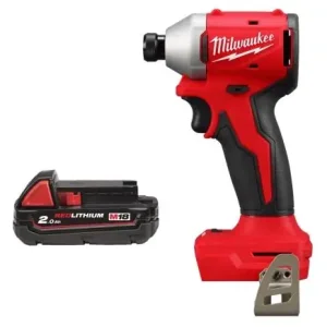 Гвинтоверт ударний акумуляторний Milwaukee M18 BLIDRC-0 безщітковий 18В АКБ1х2А·год 0-3600об/хв 190Нм 1.3кг без АКБ та ЗП (4933492839/B2) UA