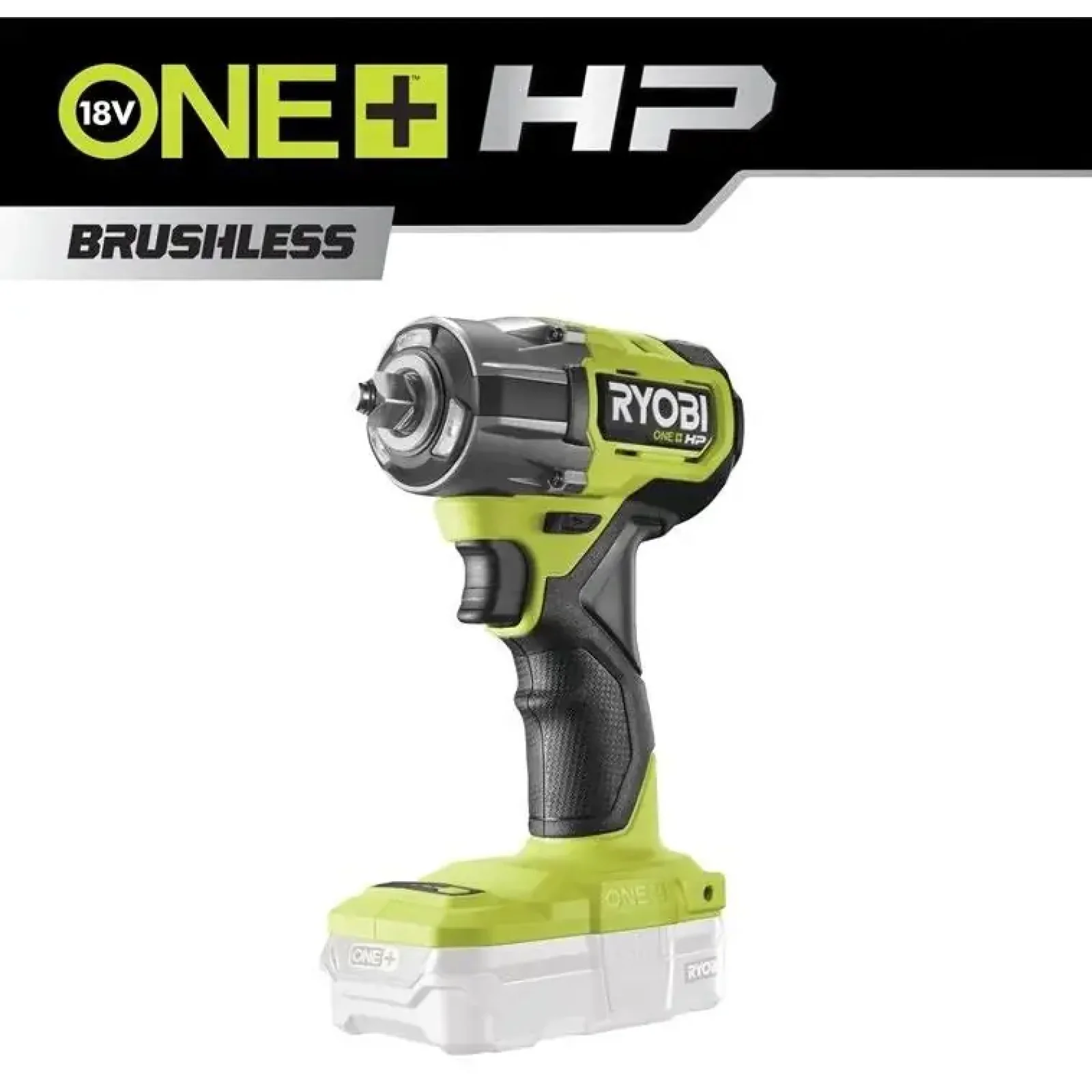 Гайковерт ударний акумуляторний Ryobi ONE+ HP RIW18C-0 18В 2800об·хв 450Нм 1/2