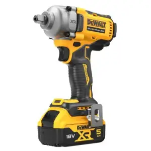 Гайковерт ударний DeWalt XR Li-Ion 18В акб 2х5А·год 1084Нм 2000об/хв 3250уд/хв 1/2" ЗП кейс 1.67кг (DCF892P2T) UA